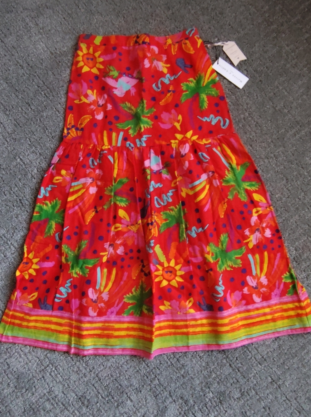 Tropical Maxi Skirt